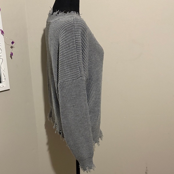 Zenana Outfitters Charcoal V-Neck Sweater - Picture 7 of 10